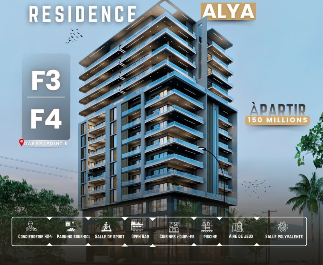 Photo de Résidence ALYA – Appartements à vendre à Point E, Dakar