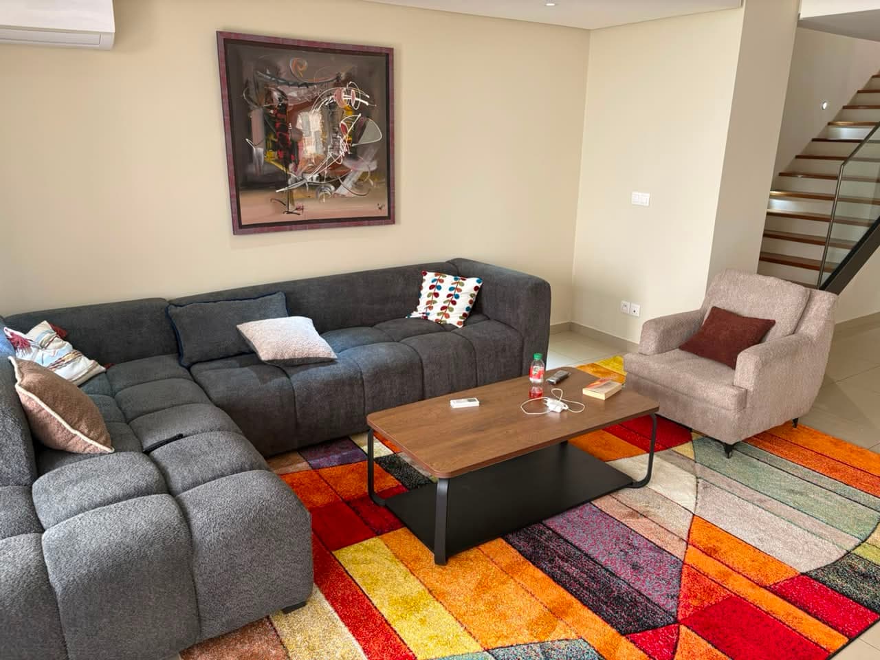 Photo de Appartement Duplex Meublé de Standing – Résidence Waterfront (Mermoz)